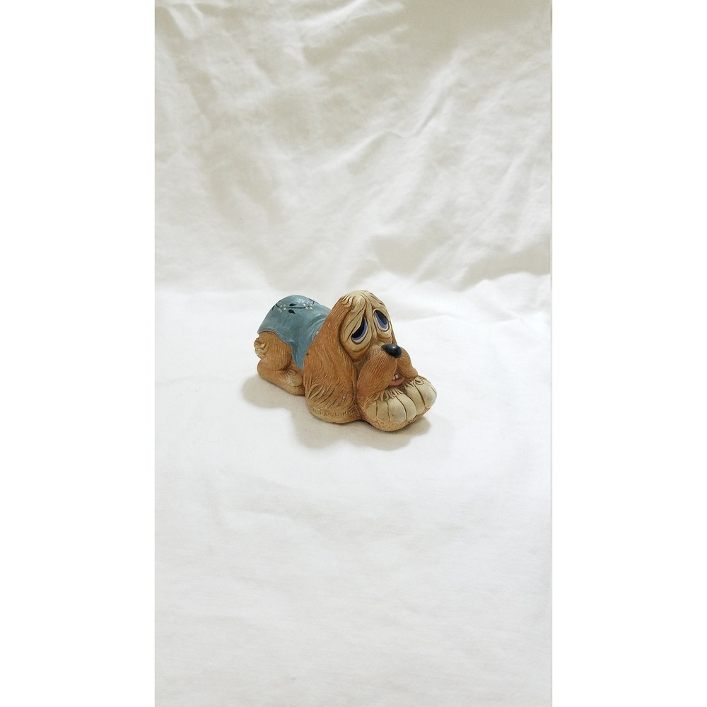 Vtg‎ Pendelfin hand painted stonecraft pooch dog figurine home decor mid century